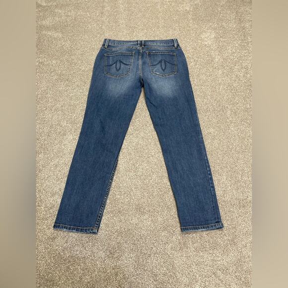 Anthropologie Level 99 Everyday Denim Jeans Size 27 Stretch Midwash blue jeans - Picture 2 of 14